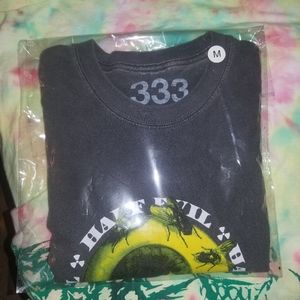 Half evil biohazard eye